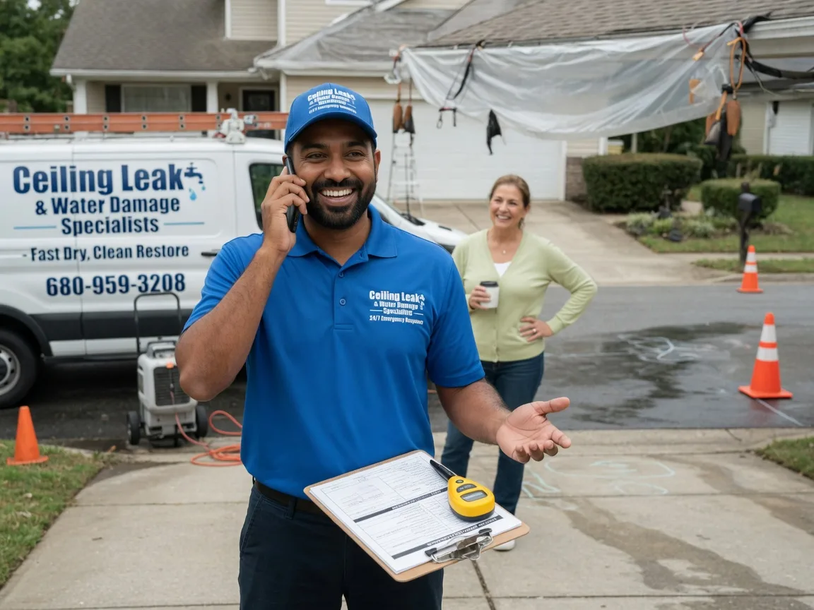 Ceiling Leak Cleanup Marshall, TX FAQs